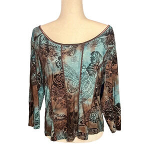 Whimsygoth Tie-Dye Top XL